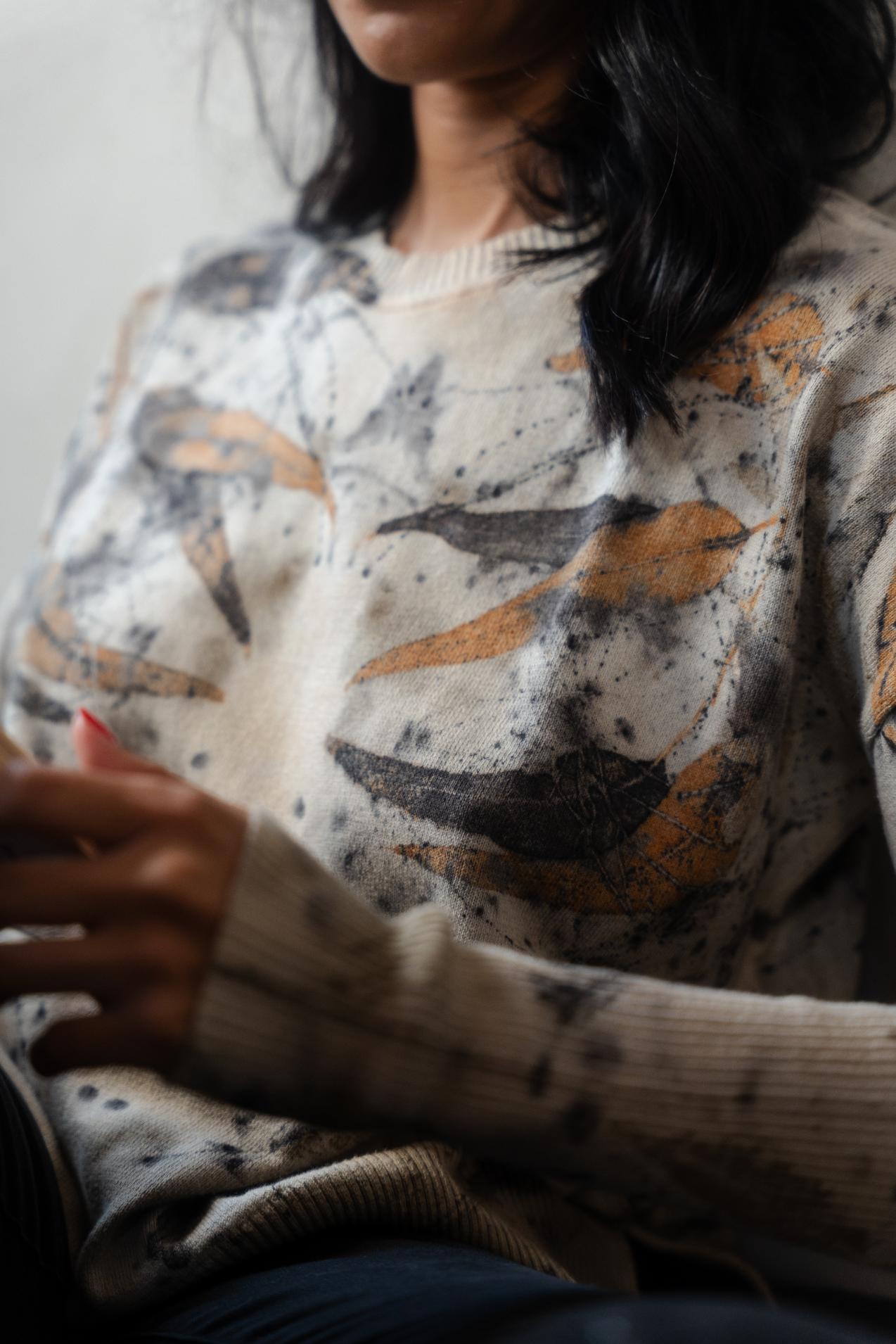 Lia Sweater - Eco Print