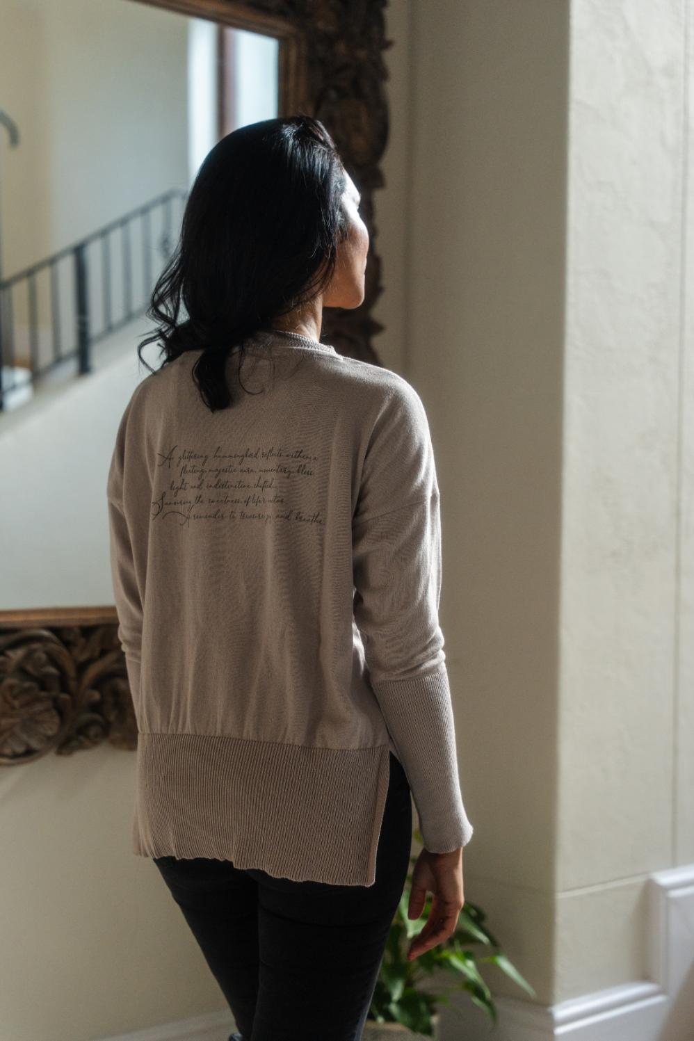 Lia Sweater - Stone Hummingbird