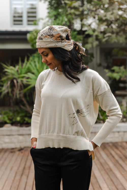 Eco Printed Scarf - Short