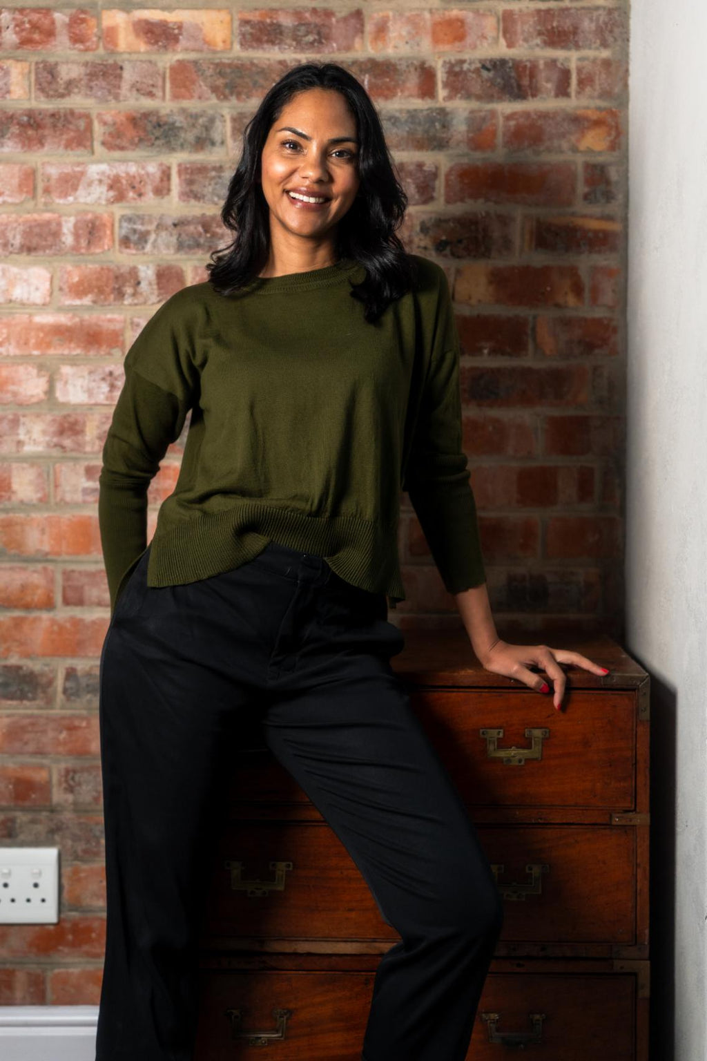 Lia Sweater - Olive