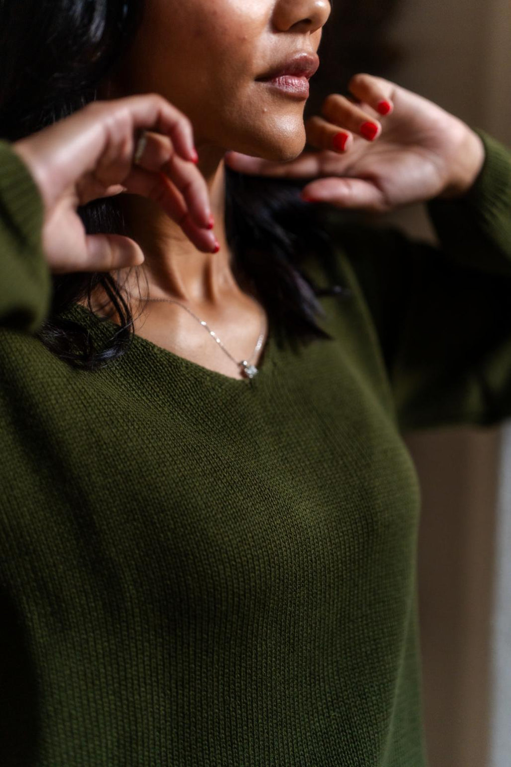 Milana Crop - Olive