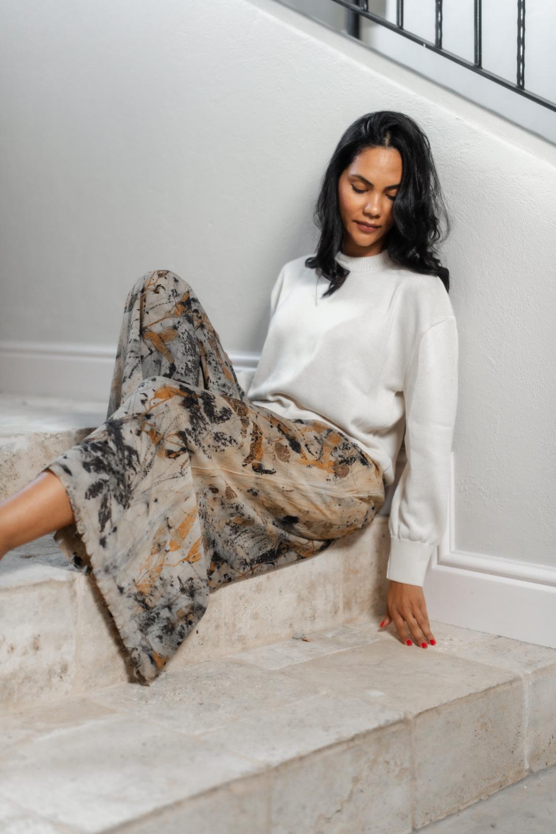 Fellini Pants - Eco Print