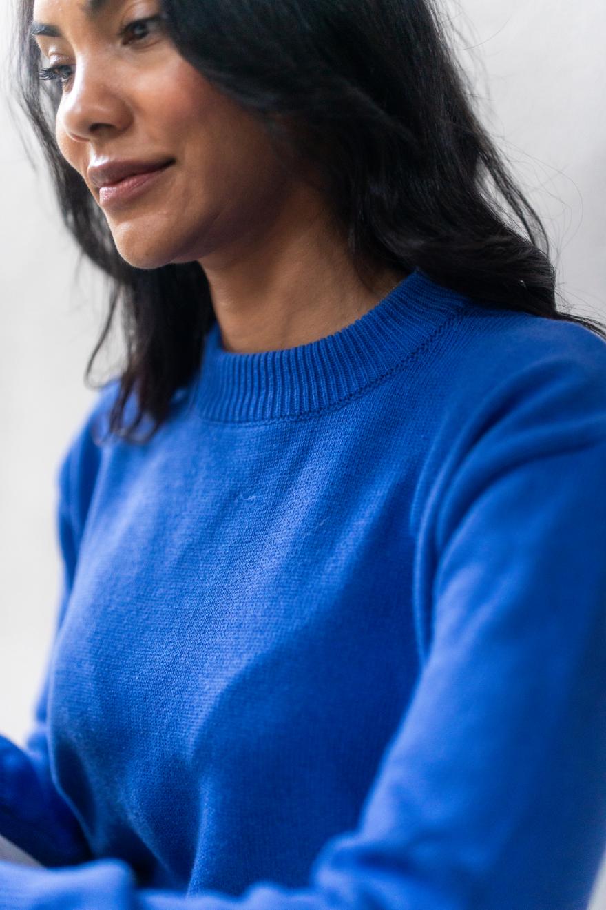 Eden Sweater - Imperial Blue