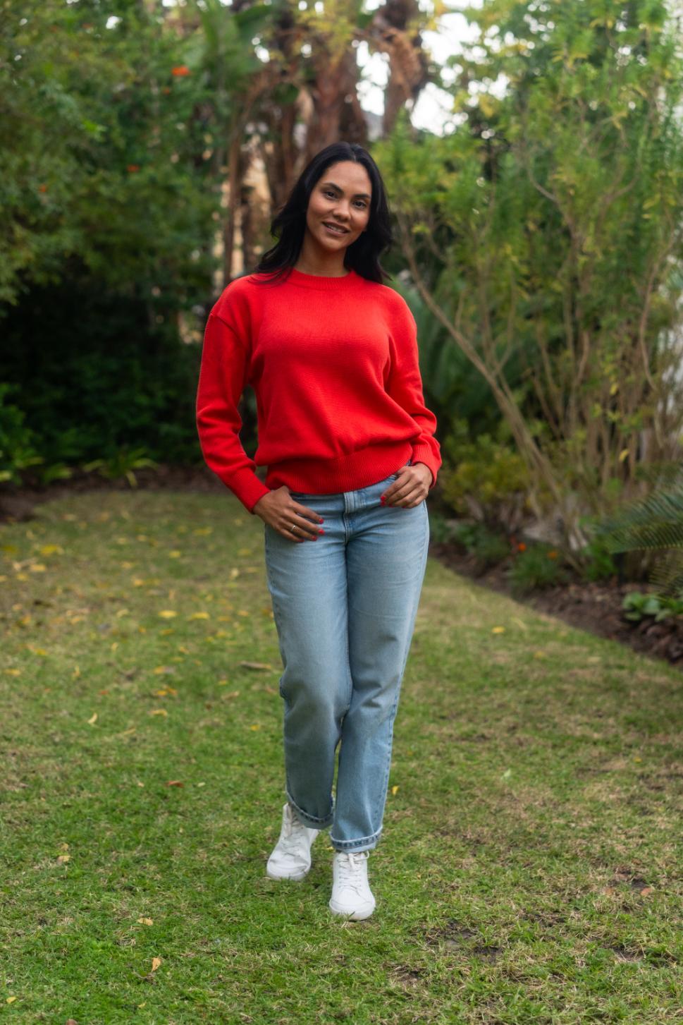 Eden Sweater - Tangerine